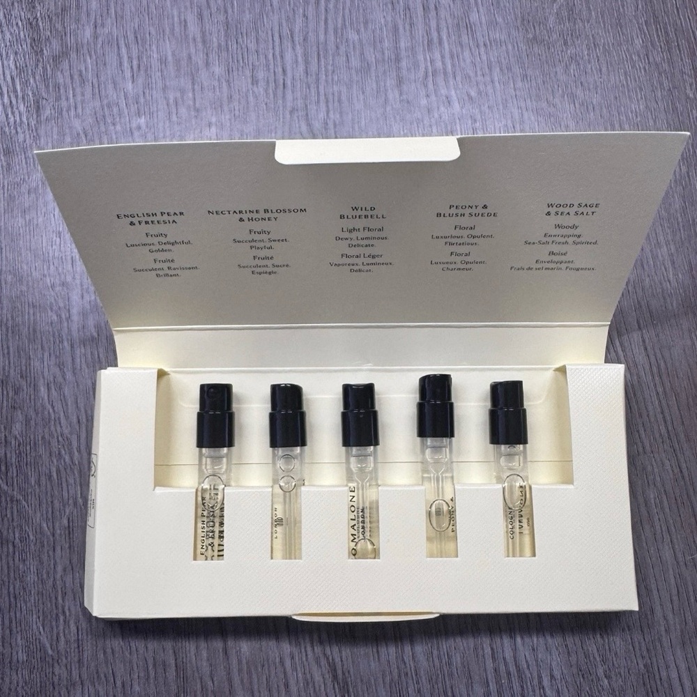Jo Malone Cologne Intense Discovery Collection 5 Sample Set Travel Size 1.5ml